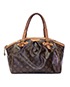 Tivoli GM, &pound;220, Handbags, Brown, Canvas, Front view
